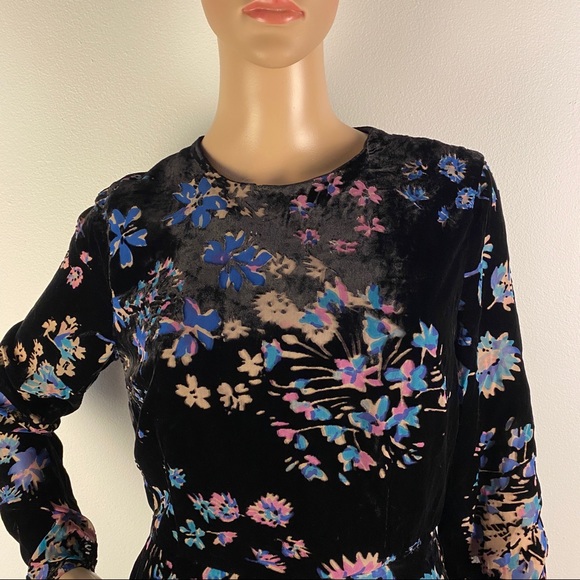 NEW REBECCA MINKOFF VELVET MINI DRESS - Picture 4 of 9